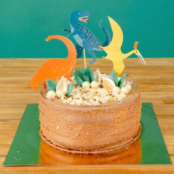 Preview: Dinosaurier Kuchendeko - Eco friendly